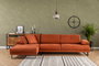 Atelier Del Sofa Mustang Small Left Sofá Esquinero Naranja 174 x 274 cm